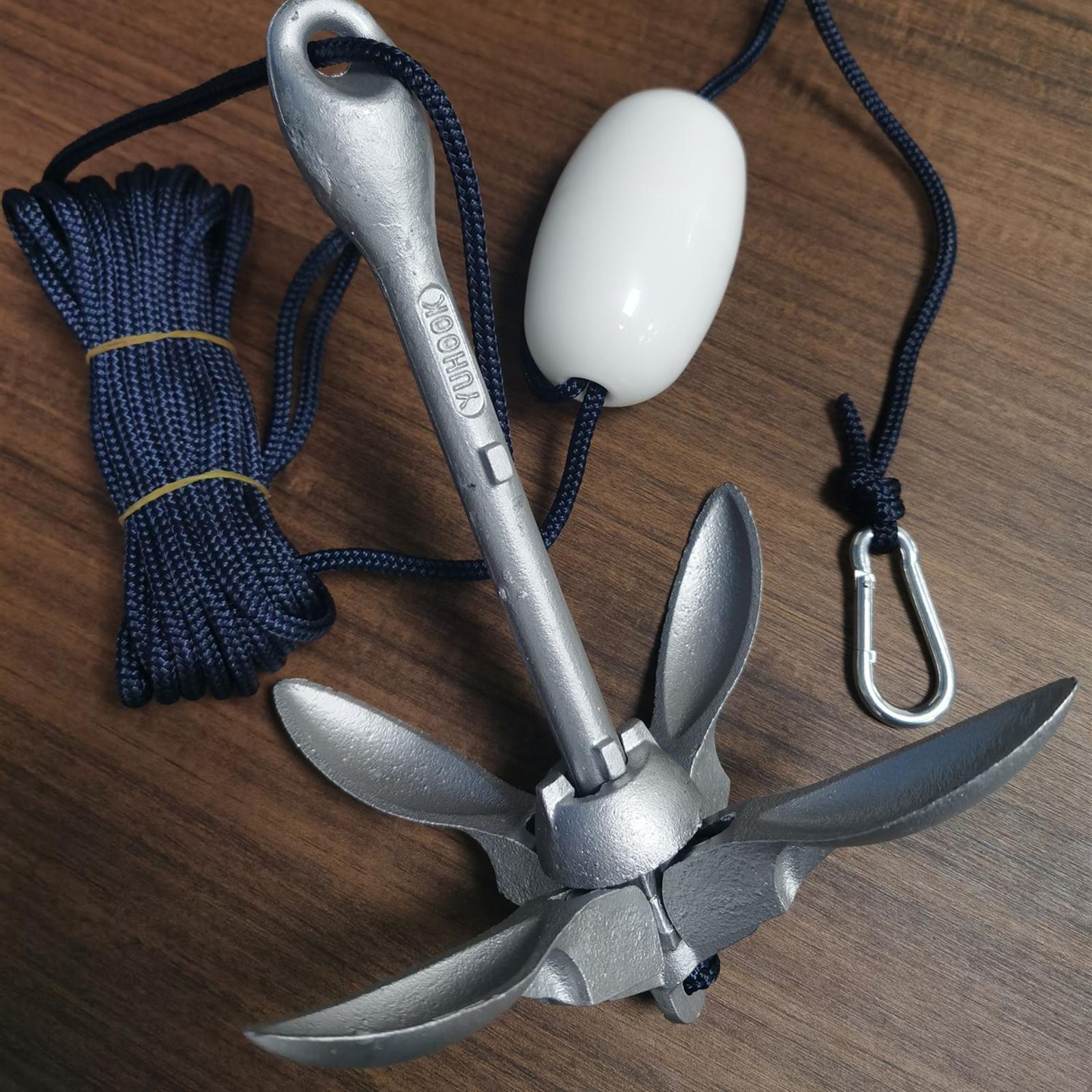 Kayak Anchor Kit Folding 1.5Kg - 1,5 kg składana kotwica do kajaka