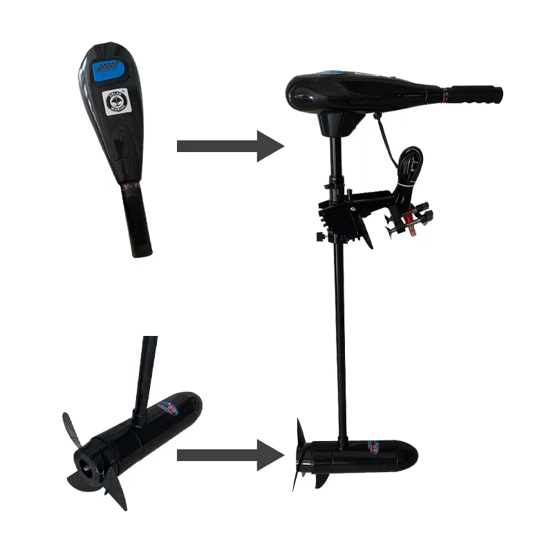 Electric Trolling Motor Kayak Mount - Nadmuchiwany kajak z PVC, 88 lbs,
