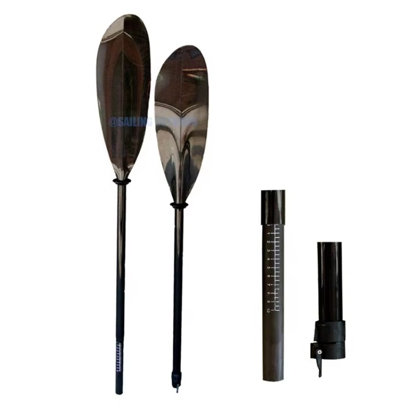 Kayak Paddle Carbon Fiber 2 Piece - Lekkie 2/4-częściowe wiosło kajakowe z włókna