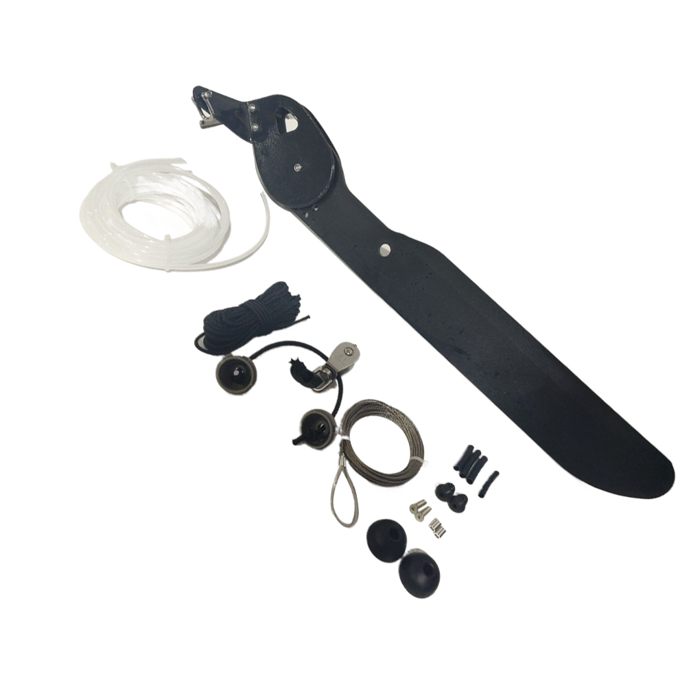 Kayak Rudder Kit Foot Control System - Zestaw narzędzi do sterowania kierunkiem kajaka