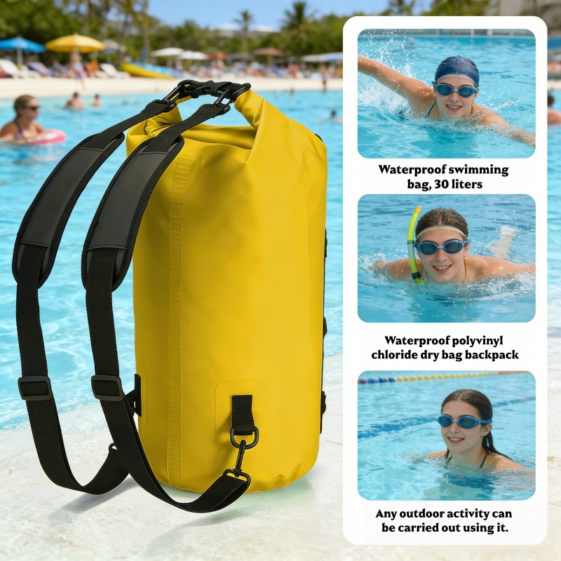 Dry Bag Backpack 30L Waterproof - Wodoodporny plecak z PVC 30L do