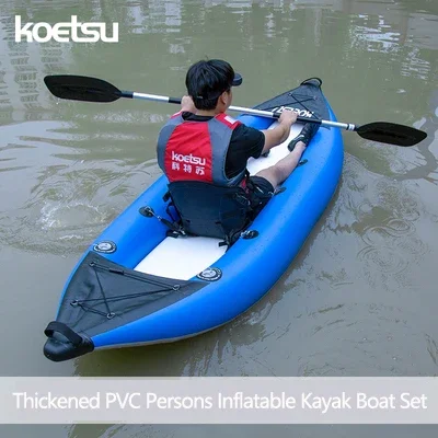 Inflatable Kayak 2 Person Drop Stitch - KOETSU 1-2 osoby nadmuchiwane pcv kajak