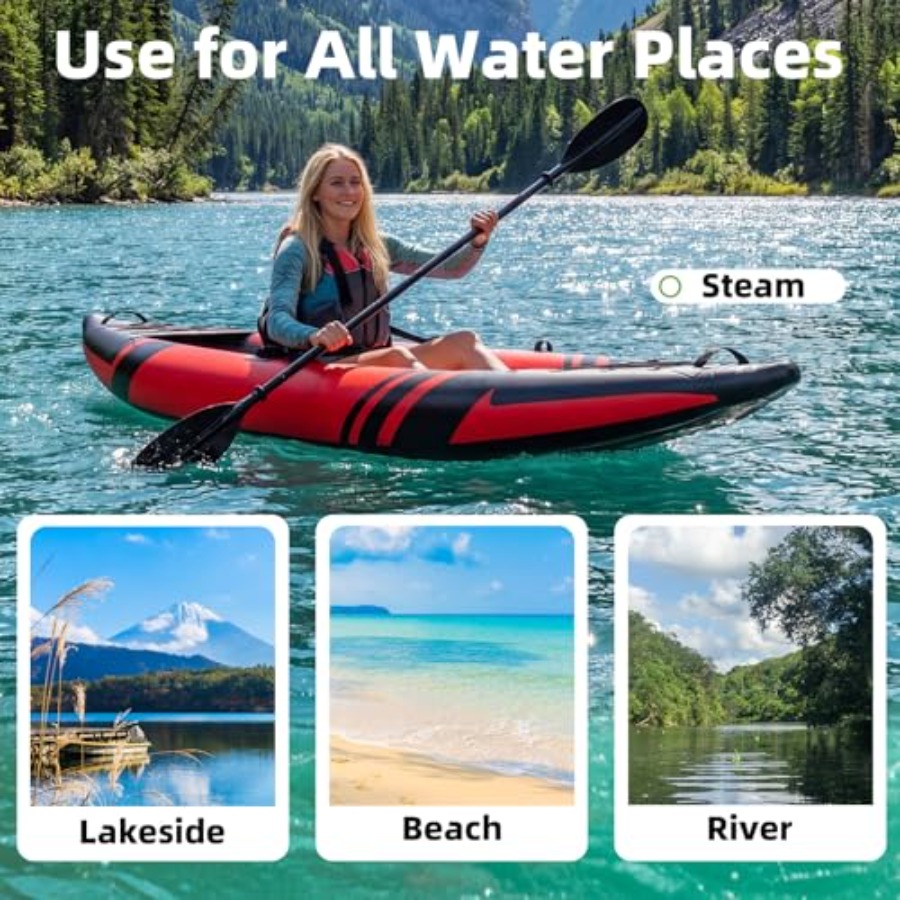 Nadmuchiwany kajak jednoosobow – Drop Stitch Touring Kayak 1 Person recenzja i cena