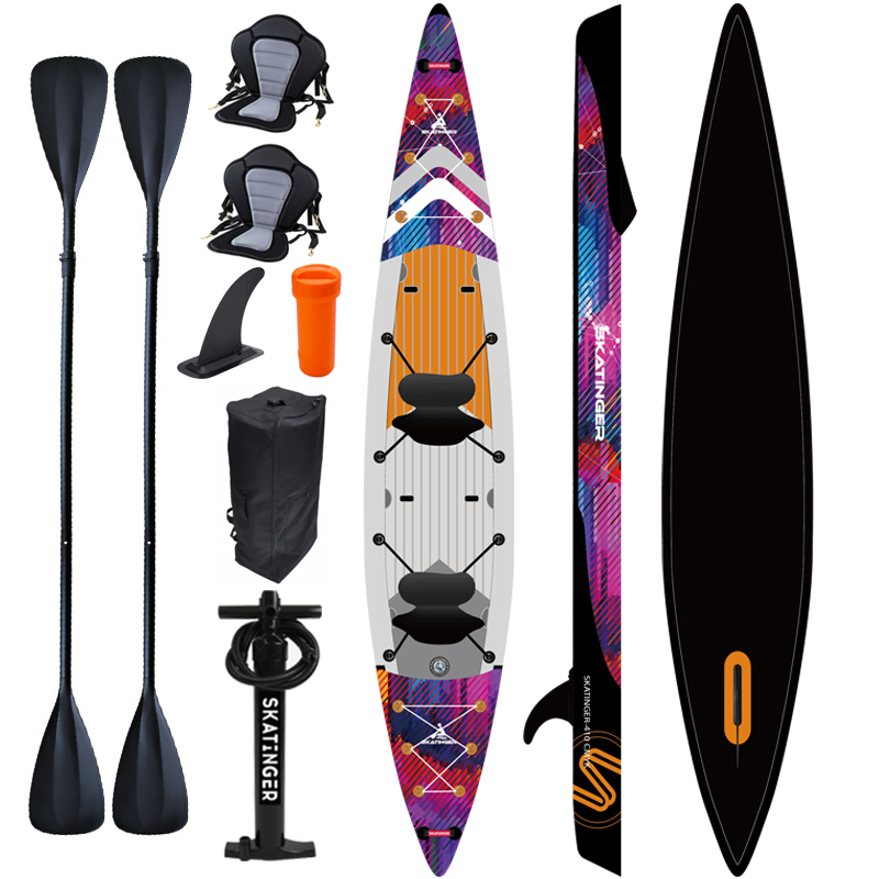 Skatinger Nadmuchiwany Kajak D – Inflatable Kayak 2 Person Drop Stitch recenzja i cena