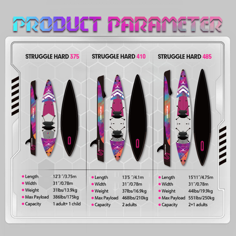 Skatinger Nadmuchiwany Kajak D – Inflatable Kayak 2 Person Drop Stitch recenzja i cena