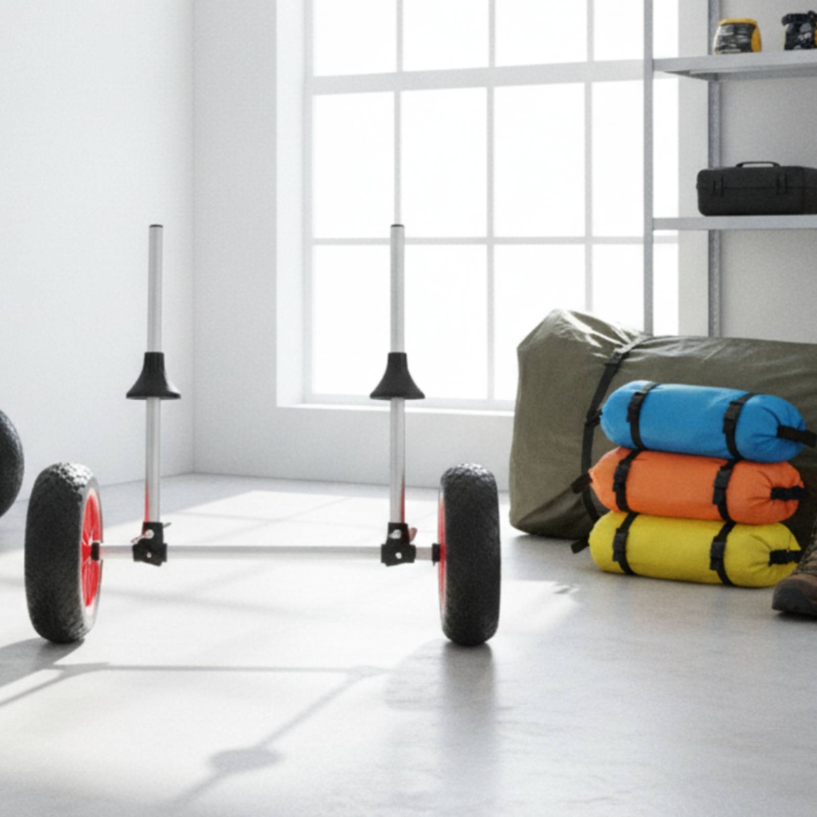 Wózek do kajaka, plażowy trans – Kayak Cart Trolley Carrier Dolly recenzja i cena