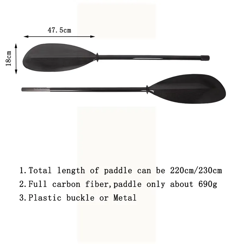 Produkcja 2 sztuk lekkich, spo – Kayak Paddle Carbon Fiber 2 Piece recenzja i cena