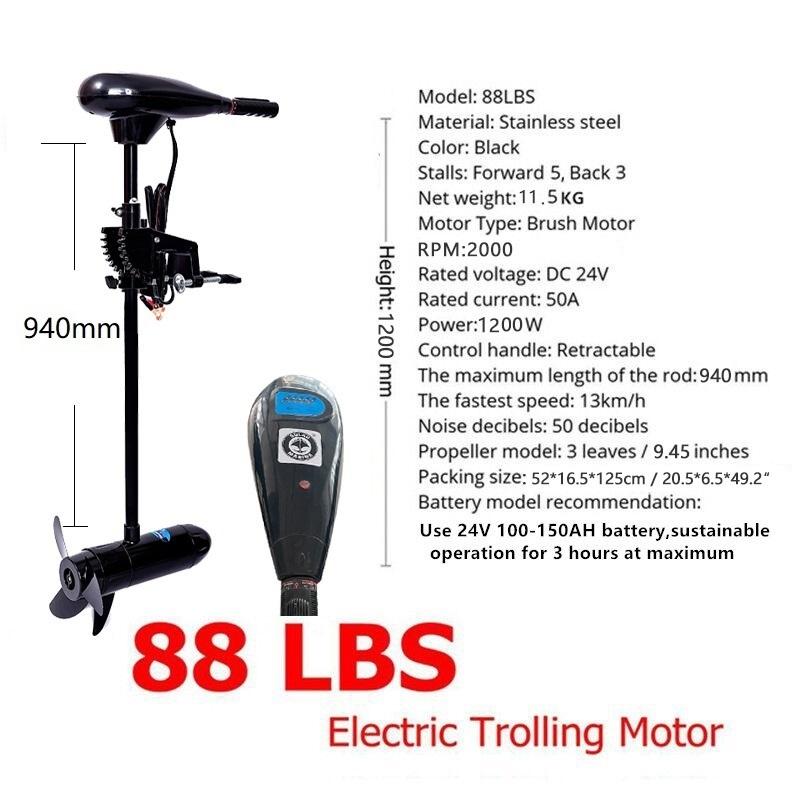 Nadmuchiwany kajak z PVC, 88 l – Electric Trolling Motor Kayak Mount recenzja i cena