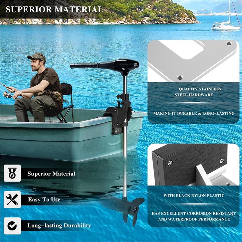 Uchwyt do silnika trollingoweg – Electric Trolling Motor Kayak Mount recenzja i cena