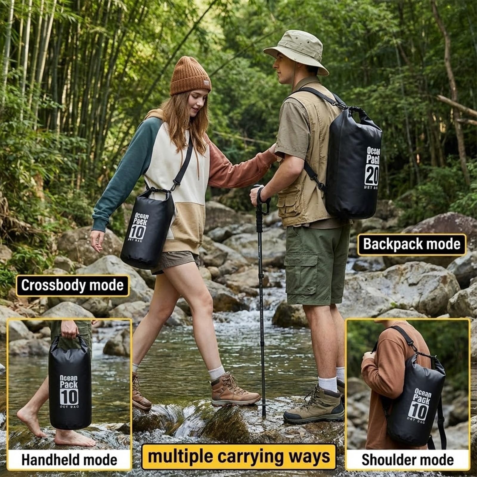 Wodoodporny worek do pływania, – Dry Bag Backpack 30L Waterproof recenzja i cena