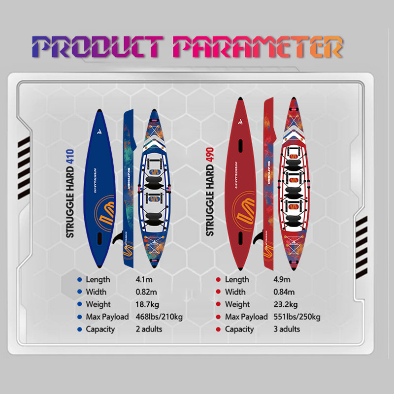 Skatinger – nadmuchiwany kajak – Inflatable Kayak 2 Person Drop Stitch recenzja i cena
