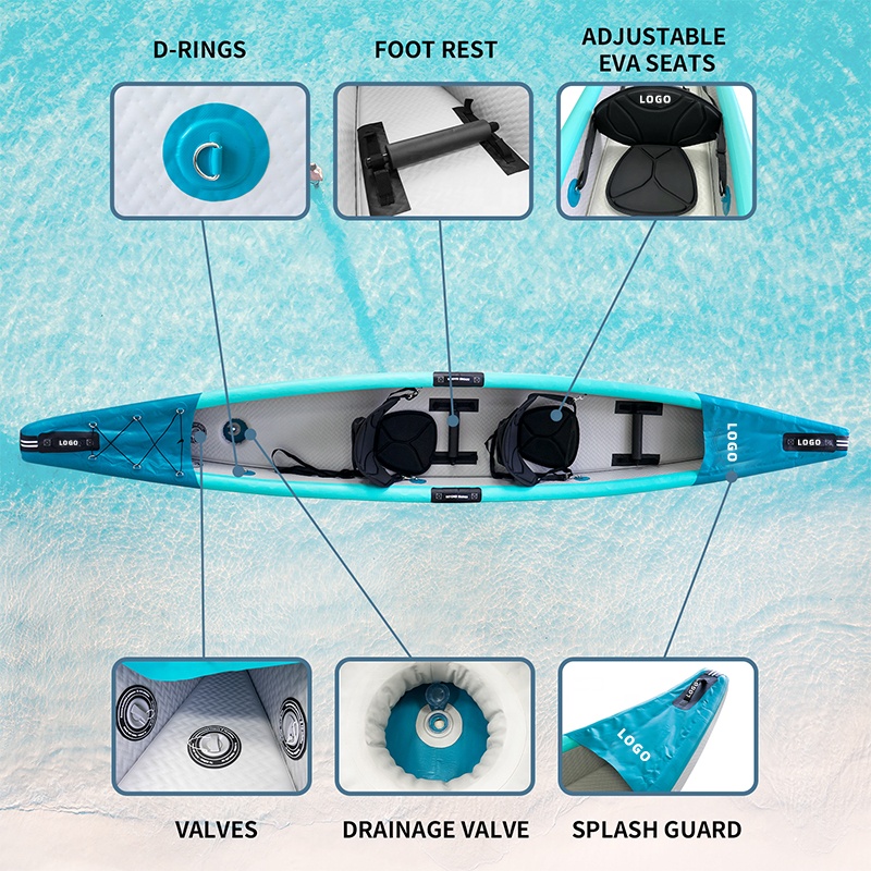 Kajak Drop Stitch, ponton, kan – Inflatable Kayak 2 Person Drop Stitch recenzja i cena