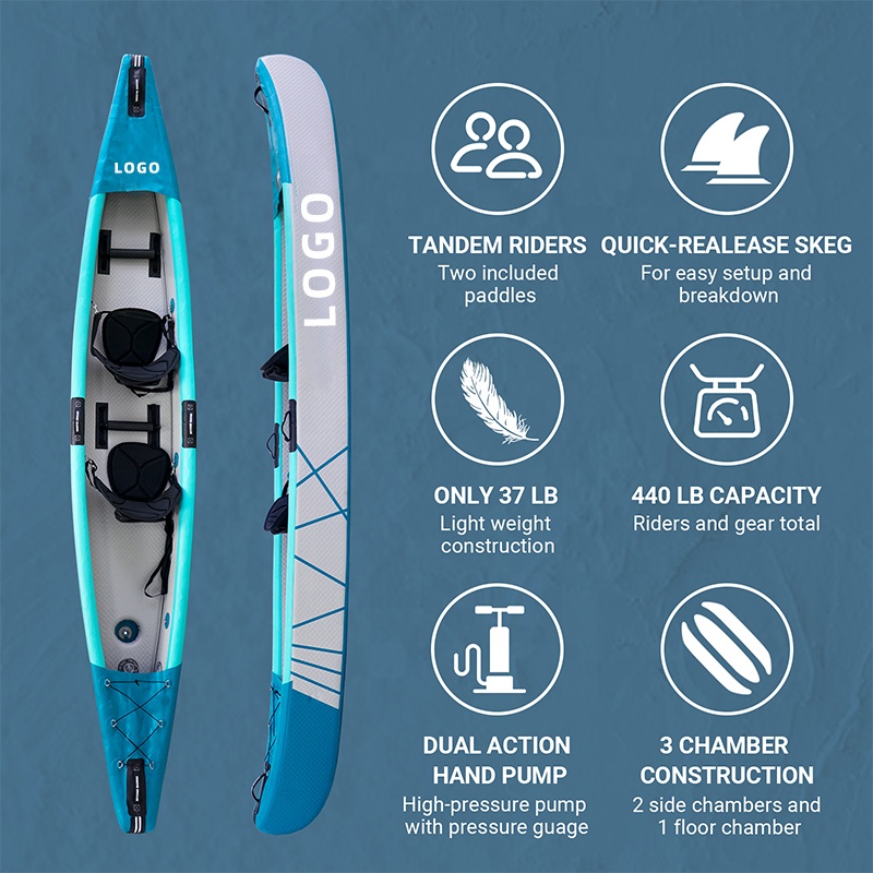 Kajak Drop Stitch, ponton, kan – Inflatable Kayak 2 Person Drop Stitch recenzja i cena