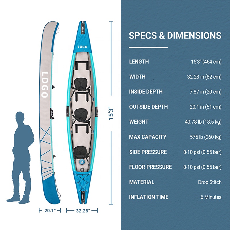 Kajak Drop Stitch, ponton, kan – Inflatable Kayak 2 Person Drop Stitch recenzja i cena