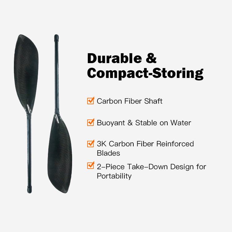 Wiosło do kajaka z włókna węgl – Kayak Paddle Carbon Fiber 2 Piece recenzja i cena