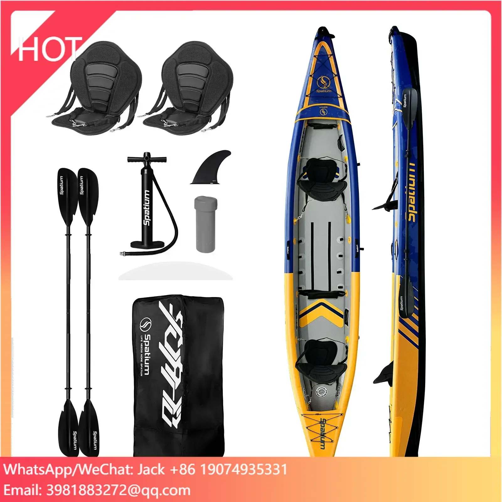 Ulubiony Nowy Model Przenośny  – Inflatable Kayak 2 Person Drop Stitch recenzja i cena