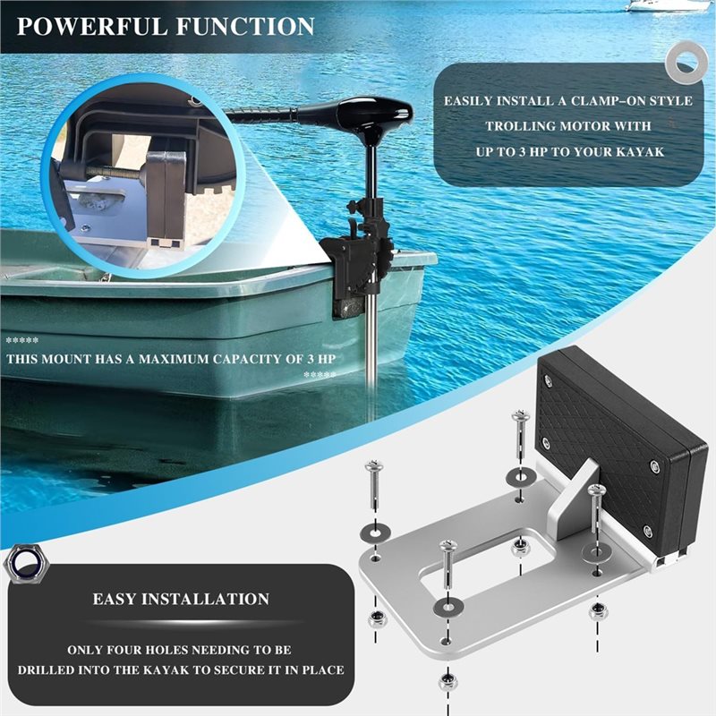 L71A Uniwersalny uchwyt do sil – Electric Trolling Motor Kayak Mount recenzja i cena