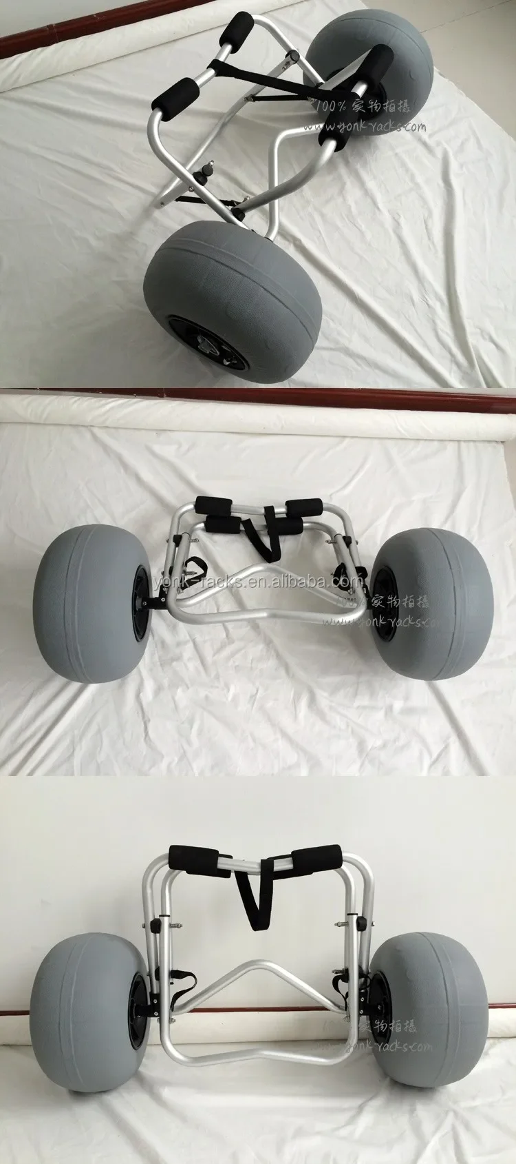 Nowo Ulepszone Koła Balonowe Y – Kayak Cart Trolley Carrier Dolly recenzja i cena