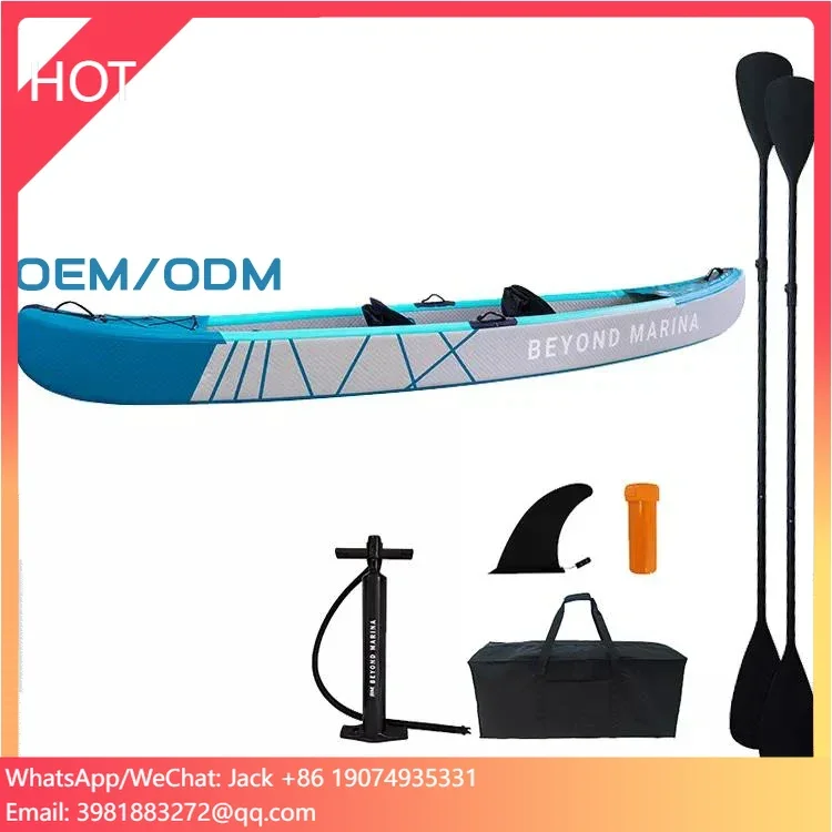Kajak samopompujący K1 K2 dla  – Inflatable Kayak 2 Person Drop Stitch recenzja i cena