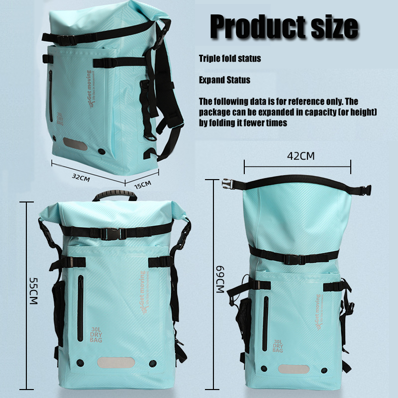 Wodoodporny plecak 30L, torba  – Dry Bag Backpack 30L Waterproof recenzja i cena