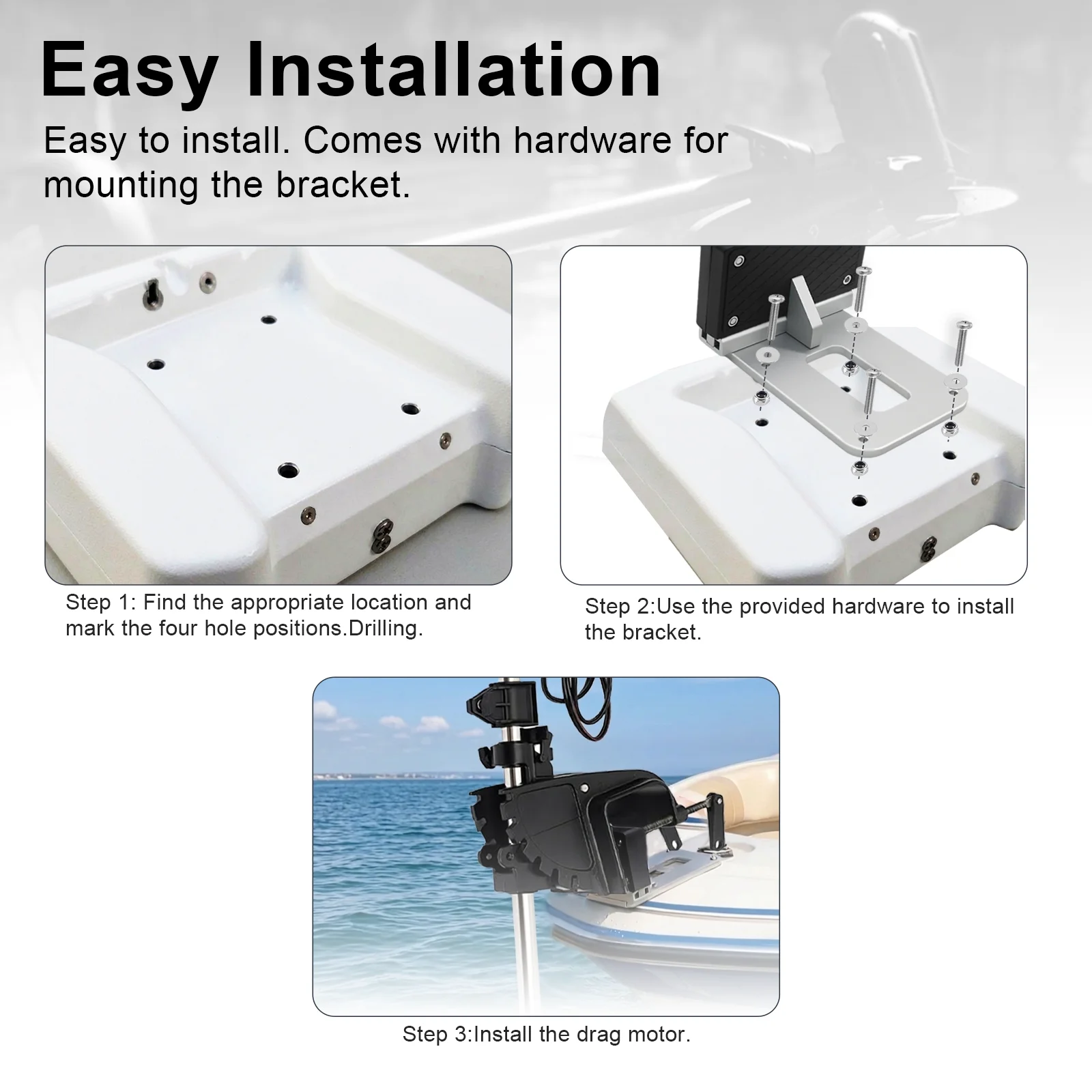 Uniwersalny uchwyt do montażu  – Electric Trolling Motor Kayak Mount recenzja i cena