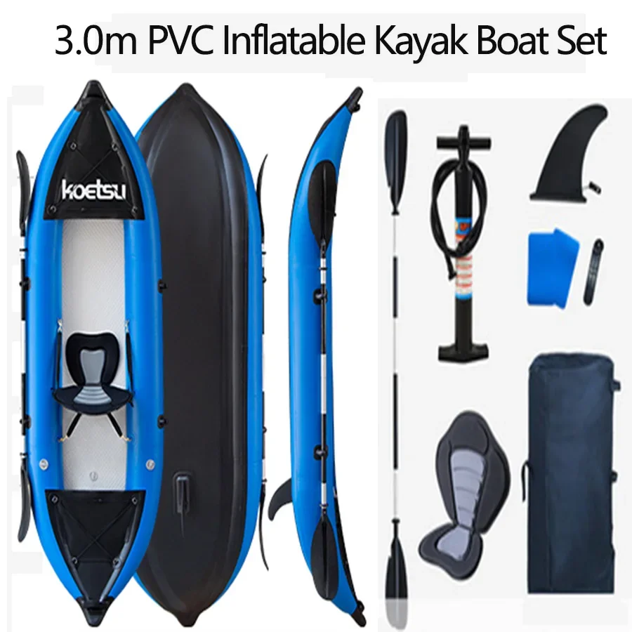 KOETSU 1-2 osoby nadmuchiwane  – Inflatable Kayak 2 Person Drop Stitch recenzja i cena