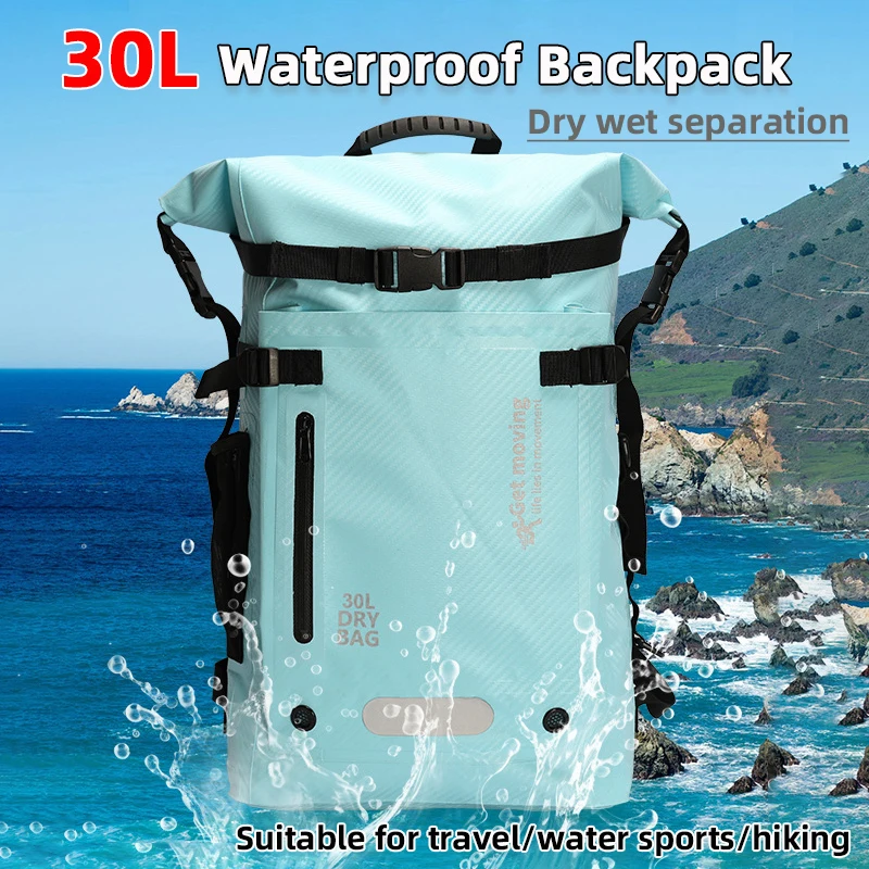 Wodoodporny plecak o dużej poj – Dry Bag Backpack 30L Waterproof recenzja i cena
