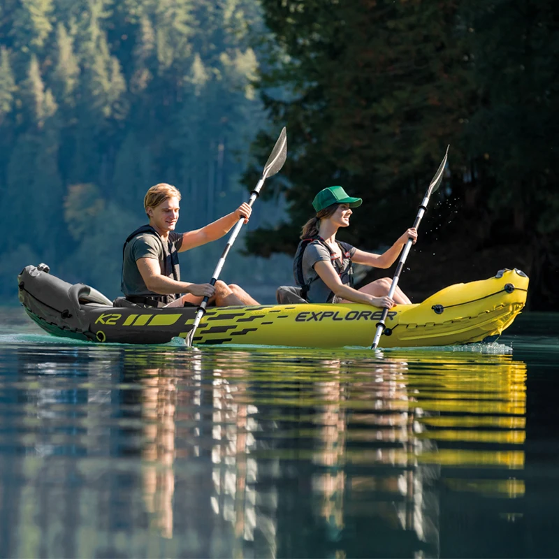 Nadmuchiwana dwuosobowa łódka  – Inflatable Kayak 2 Person Drop Stitch recenzja i cena