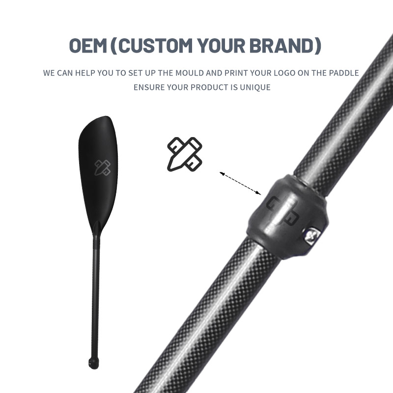 Akcesoria do kajaków wodnych,  – Kayak Paddle Carbon Fiber 2 Piece recenzja i cena